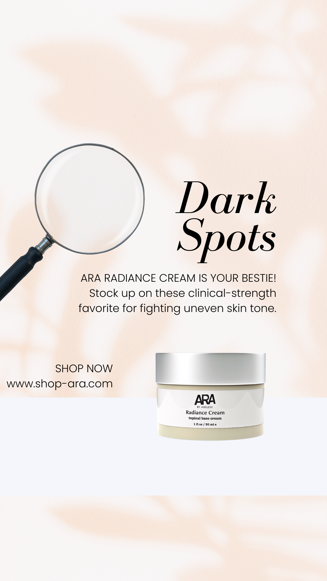 Buy Online Premium Quality ARA Radiance Cream melasma | Shop for the Best Anti-aging Skincare Products - Ara by Ageless