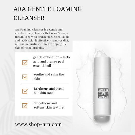 Buy Online Premium Quality ARA Foaming Cleanser | Shop for the Best Anti-aging Skincare Products - Ara by Ageless